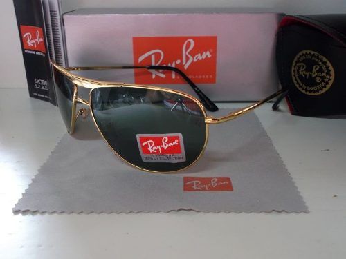 Lindo Ray Ban 8025 Dourado Lente Verde G15